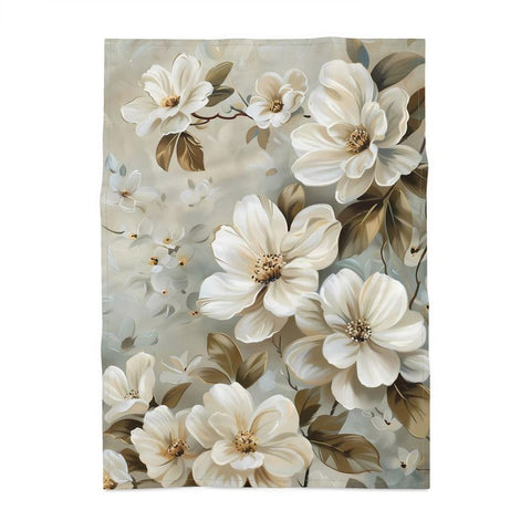 Ivory Bloom Reverie - Tea Towel