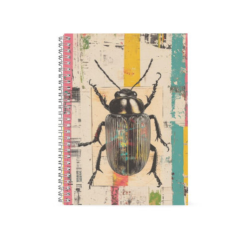 Neon Beetle | Insect Notebook - Surreal Animal Art