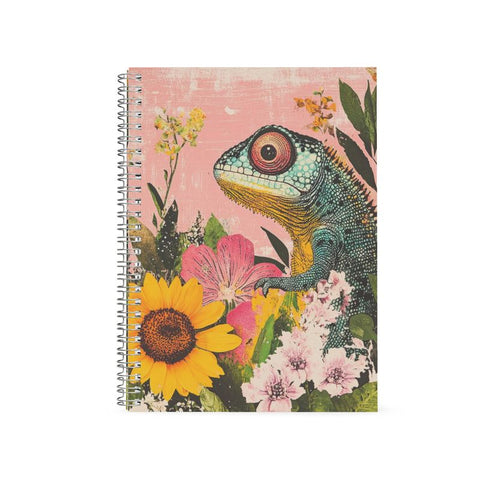 Psychedelic Lizard | Botanical Notebook - Surreal Animal Art