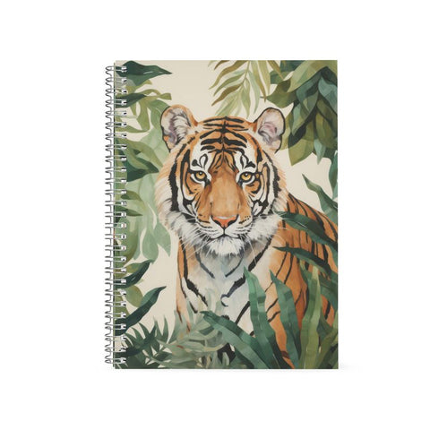 Jungle Majesty | Animal Notebook Tiger Art