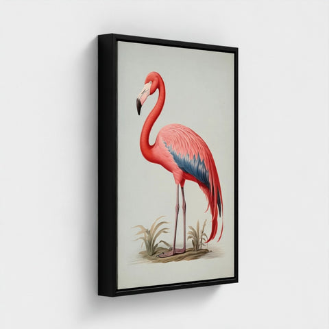 Flamingo Poise | Canvas Art
