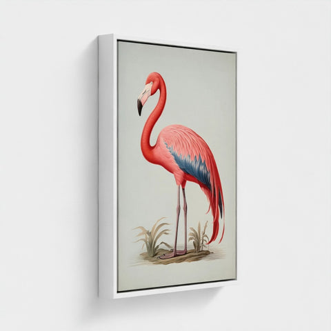 Flamingo Poise | Canvas Art