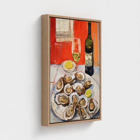 Oysters & Wine | Canvas Art