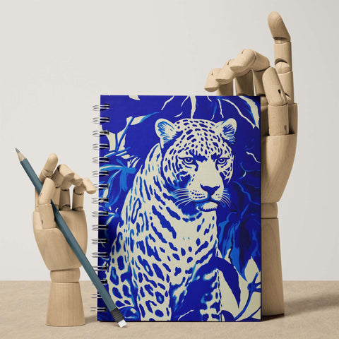 Electric Leopard | Bold Pop Animal Art Notebook