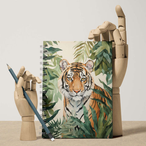 Jungle Majesty | Animal Notebook Tiger Art
