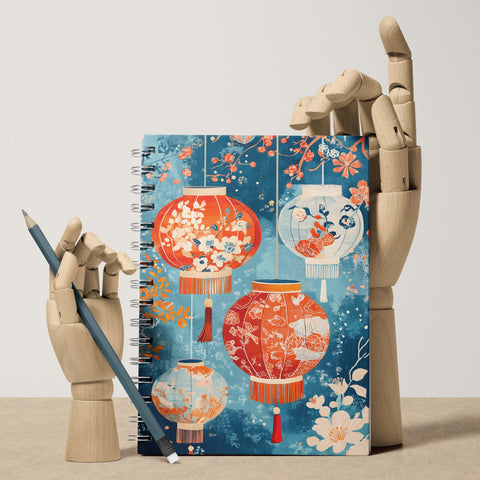 Lantern Dreams | Asian Inspired Art Notebook