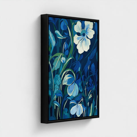 Midnight Bloom | Canvas Art