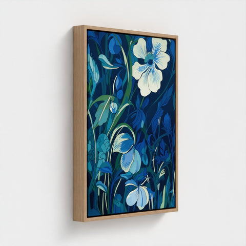Midnight Bloom | Canvas Art