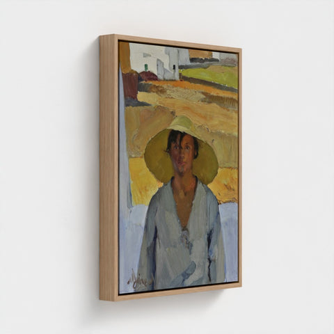 Sunfield Figure | Canvas Art