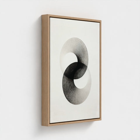 Yin Spiral | Canvas Art